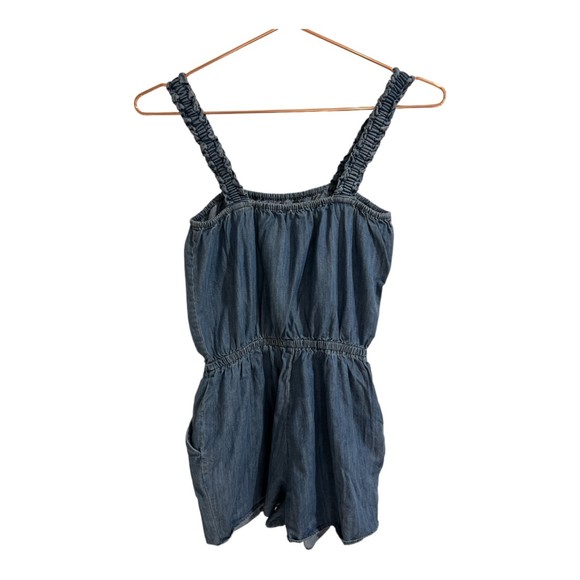 Express Denim Romper Size XS - Picture 2 of 3